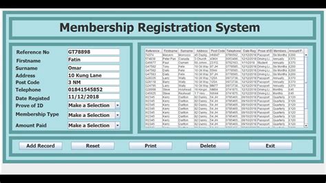 Computerized Registration System .